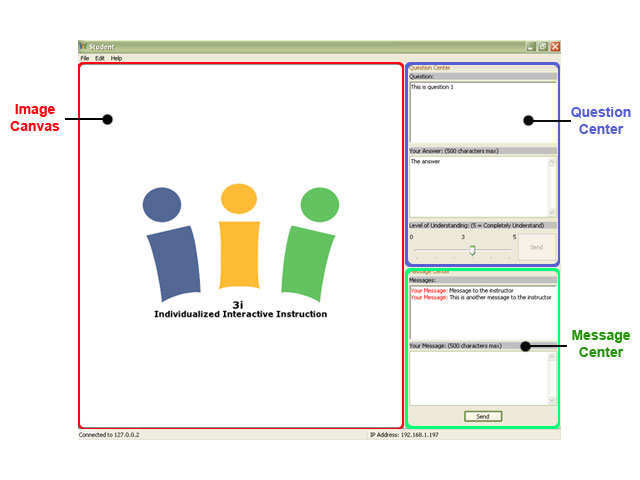 Student Application User Interface